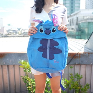 กระเป๋าเป้ พร้อมหมวก Stitch สติช 14นิ้ว