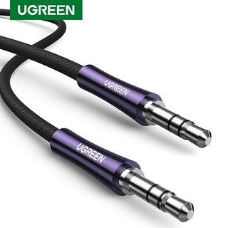 UGREEN(AV171) 3.5mm Male to Male Aux Stereo Professional HiFi Cable Silver-Plating Copper Core Braided(80850,80852)