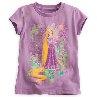 Rapunzel Tee for Girls From Disney Store USA เสื้อเด็กหญิง ลายราพันเซล