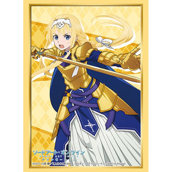 Bushiroad Sleeve Sword Art Online SAO Alicization "Alice" Weiss Schwarz New Illustration ver. - ซองใส่การ์ด, ซองการ์ด