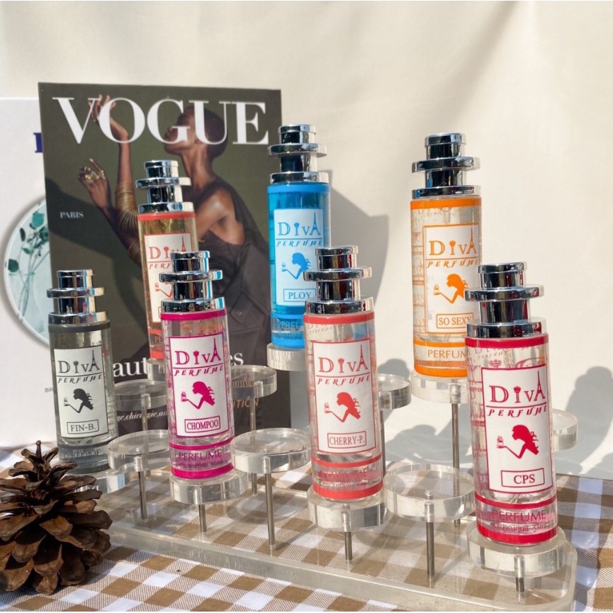 [เหลือ 75.- เก็บโค้ดหน้าร้าน] รวมกลิ่น Diva Perfume น้ำหอมดีว่า เกรดพรีเมียม ขนาด 35 ml