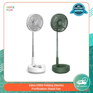 [ พร้อมส่ง ] Xiaomi Edon E908 Folding Electric Purification Stand Fan - พัดลมไฟฟ้าความเร็ว 5 ระดับชาร์จ usb