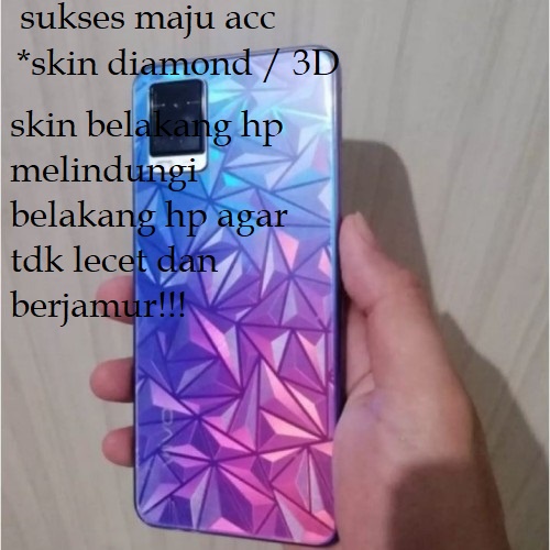 Skin Back Diamond Garskin 3D / Anti-Scratch Back Screen Guard สําหรับ SAMSUNG M10 / M11 / M12 / M14 