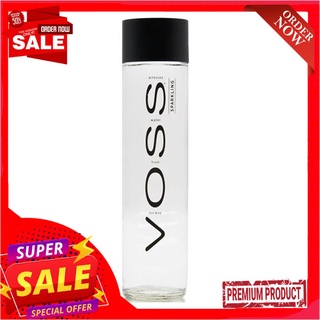 วอสส์ น้ำแร่ธรรมชาติอัดแก๊ส 350มลVOSS SPARKLING MINERAL WATER 350 ML.