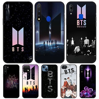 เคสโทรศัพท์มือถือ แบบนิ่ม ลายการ์ตูน BTS สีดํา สําหรับ Samsung S10 Lite S20 Ultra S20 Plus S20 Lite S20 Fe