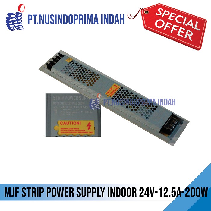MJF STRIP พาวเวอร์ซัพพลาย 24V-12.5A-200W