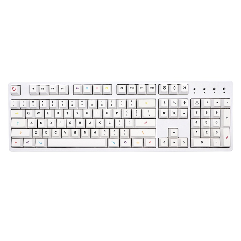 Fruits Keycap White Theme Minimalist Style Cherry Profile for 61/64/68/75/84/RK836/87/96/980/108 Keyboard Keycaps #8