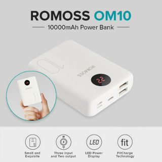 PowerBank แบตสำรอง ความจุ 10000mAh รองรับชาร์จเร็ว