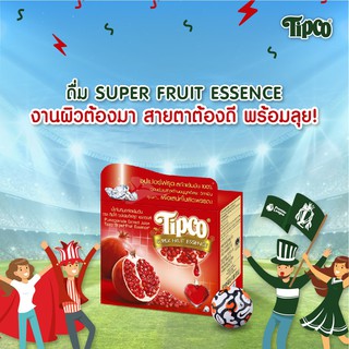 (แพ็ค 4) Tipco ทิปโก้ ซุปเปอร์ฟรุตเอสเซนส์น้ำทับทิมสกัดเข้มข้น 100% 110มล. สดชื่นหรือคลายร้อน แต่ยังมีวิตามินและประโยชน์