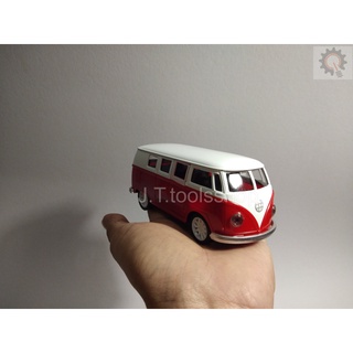 โมเดล​รถ​เหล็ก​ รถโมเดล​ โมเดล​รถ​คลาสสิก​ Volkswagen Classical Bus  สเกล 1/32 ยาว 13cm ประตู​เปิด​ได้​