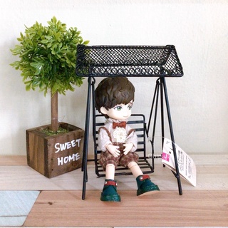 [BJD] ob11 ชิงช้า สไตล์วินเทจ ตกแต่งสวน ตกแต่งบ้านตุ๊กตา dollhouse model doll bjd 1/12