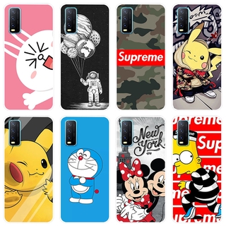 เคสสำหรับ VIVO Y12s Case Silicone Back Cover Soft Casing VIVOY12s Y 12s cartoon TPU เคส