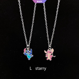 SANRIO สร้อยคอ จี้การ์ตูนดิสนีย์ Stitch Kuromi My Melody สไตล์ฮิปฮอป เหมาะกับของขวัญปาร์ตี้ แฟชั่นสําหรับคู่รัก