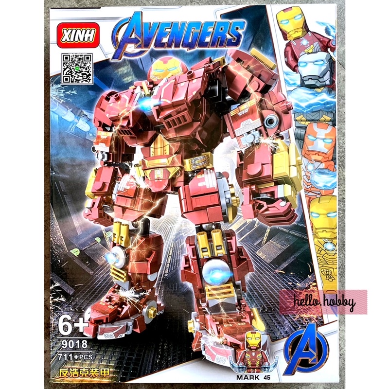 เลโก้จีน XINH 9018 Ironman Anti-Hulk Armor 711 pcs