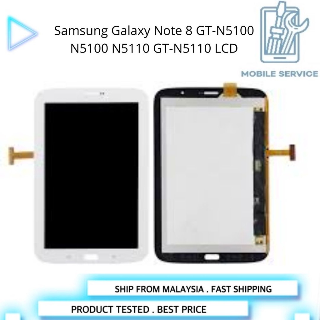 Samsung Galaxy Note 8 GT-N5100 N5100 N5110 GT-N5110 จอแสดงผล LCD + เปลี่ยน Digitizer หน้าจอสัมผัส