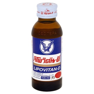 ✨ขายดี✨ ลิโพวิตัน-ดี เครื่องดื่มชูกำลัง 100มล. Lipovitan-D Energy Drink 100ml