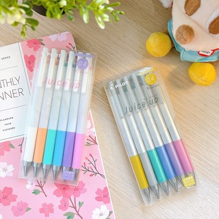 Pilot Juice Up 0.4  (Pastel &amp; Metallic) SET 6 COLORS ปากกาหมึกเจล รุ่นหัวปากกาพิเศษ