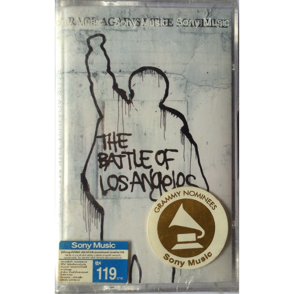 Cassette Tape เทปคาสเซ็ตเพลง Rage Against The Machine The Battle Of Los Angeles ลิขสิทธิ์ ซีล