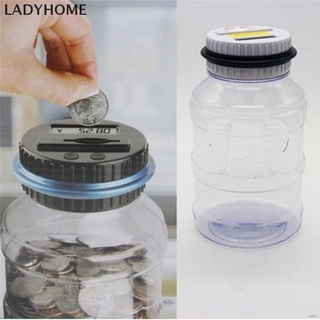 Ladyhome กระปุกออมสินอิเล็กทรอนิกส์ดิจิตอล Usd ประหยัดพลังงานเหรียญ