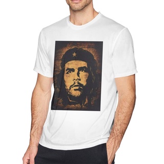 เสื้อคู่รัก tshirt สําหรับผู้ชาย◕A.LIZHENG Che Guevara ผู้นําการปฏิวัตินักสู้วินเทจรอบกีฬา brea )O+