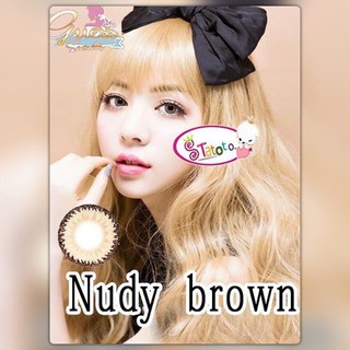 Nudy Brown TATOTO Contact Lenses บิ๊กอาย #124