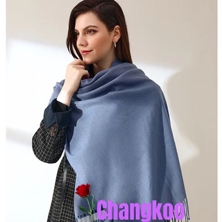 ผ้าพันคอแคชเมียร์ กันหนาว กันลม กันแดด เนื้อผ้าดี สีพื้น Cashmere Scarf สินค้าใหม่ พร้อมส่งในไทย