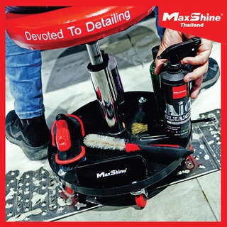 เก้าอีช่าง เก้าอี้ดีเทลลิ่ง Maxshine Detailing Stool – With Tool Tray แข็งแรง รับน้ำหนักได้มากกว่า 100KG.