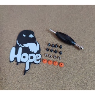 ชุดน็อตและลูกยางฟิงเกอร์บอร์ด hope fingerboard