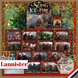 [Pre-Order] A Song of Ice &amp; Fire Lannister House - Tabletop Miniatures Game [Boardgame]