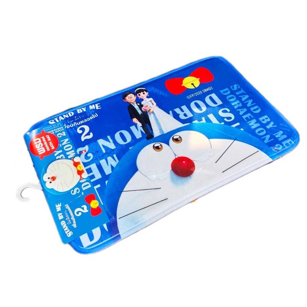 พรมอเนกประสงค์ ลายโดราเอมอน ลิขสิทธิ์แท้  พรมรองโตีะ พรมเช็ดเท้า ขนาด กว้าง60Xยาว40 cm. พรม - รูปที่ 3