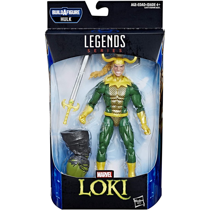 Marvel Legends Series Loki 6" Collectible Marvel Comics Action Figure Build-A-Figurepiece E3977 ฟิกเ