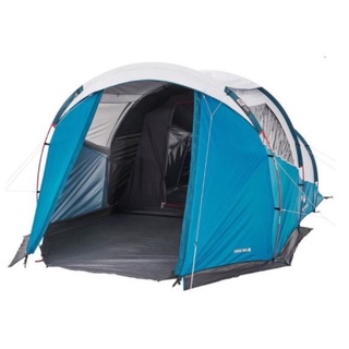 DECATHLON เต็นท์ QUECHUA 1 ห้องนอนรุ่น Arpenaz 4.1 F&amp;B สำหรับ 4 คน แข็งแรง กันน้ำ กันฝน ประกอบง่าย พับเก็บง่าย