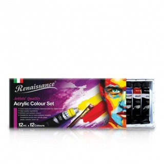 ชุดสีอะคริลิค เรนาซอง Renaissance Acrylic Colours Set