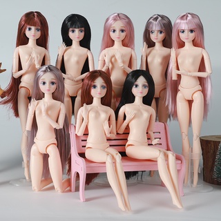 ของเล่นเด็กตุ๊กตาบาร์บี้ 20 ข้อต่อบอดี้ 2D ขนาด 30 ซม.  Doll Body Accessories Girl Doll Toys