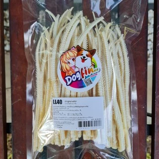 Dogfin กระดูกปลาอบแห้งถุงใหญ่ 500 g. - 1 kg. ขนมสุนัขและแมว บำรุงกระดูกและฟัน แคลเซียมสูง!!