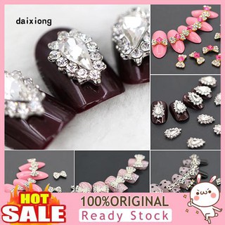 wangxu สติ๊กเกอร์ตกแต่งเล็บ 3 d glitters rhinestone diy 10 ชิ้น