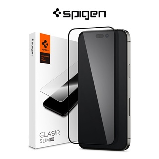 Spigen iPhone 14 Pro ป้องกันหน้าจอ ครอบคลุมเต็มรูปแบบ HD กระจกนิรภัย 9H ความแข็ง