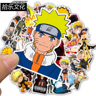 สติกเกอร์ DIY ลายการ์ตูน Naruto Series Uzumaki Naruto Kakashi กันน้ำ สำหรับติดตกแต่งกระเป๋าเดินทาง