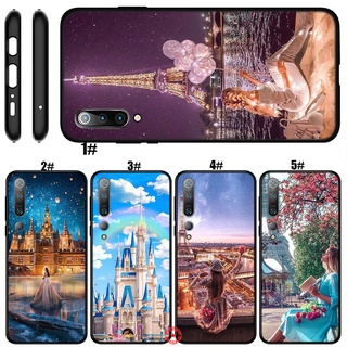 Pd26 เคสโทรศัพท์มือถือแบบนิ่ม ลายหอไอเฟล ปราสาทสถาปัตยกรรม สําหรับ Realme C2 C3 C11 C12 C15 C17 C20 C21 C25