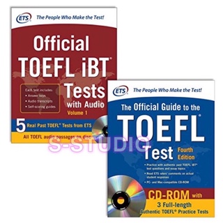 Toefl IBT Official TOEFL iBT Tests Volume +DVDROM ฉบับพิมพ์ภาษาอังกฤษตั้งเดิม