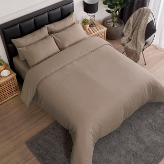 SB Design Square Lucky ชุดผ้าปูที่นอนพร้อมผ้านวม Micro Touch Earth Tone Style Collection ขนาด 3.5 ฟุต สูง 14 นิ้ว ลาย MC