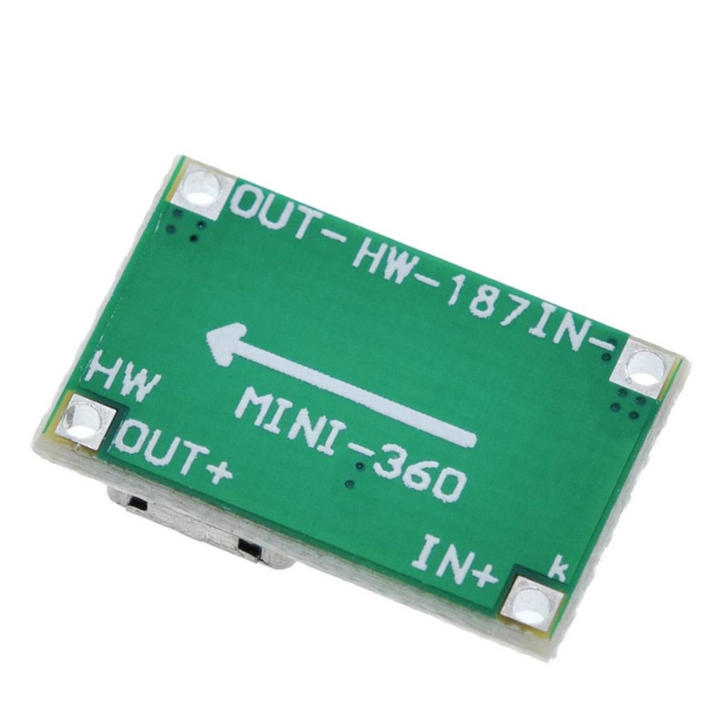 โมดูล 5 pcs Rc โมดูลเครื่องบินขนาดเล็ก Mini-360 step-down power module DC-DC 4 . 75 V - 23 V To 1v - 17v