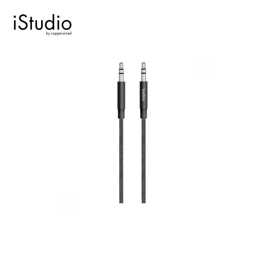 BELKIN Metallic Aluminum Extruded Shell Aux Braided Cable สาย