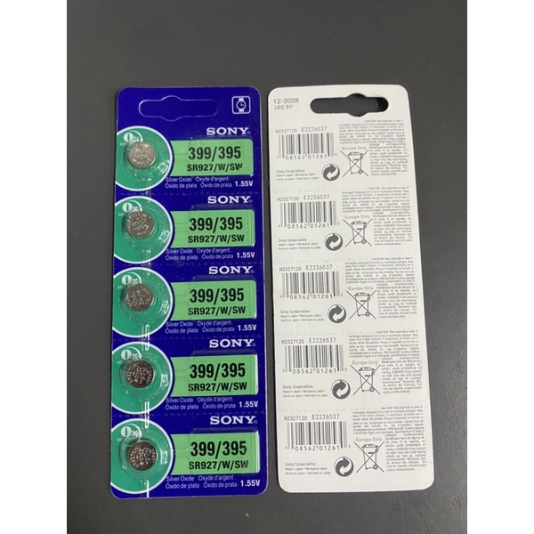 ถ่านกระดุม SONY 399/395 SR927/W/SW ถ่านนาฬิกา ถ่านกระดุม
