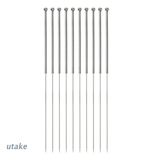 Utake เข็มทําความสะอาดหัวฉีด สเตนเลส ขนาด 0.2 0.25 0.3 0.35 0.4 มม. สําหรับเครื่องพิมพ์ 3D 10 ชิ้น ต่อล็อต