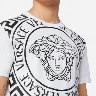 versace เสื้อยืดแขนสั้น