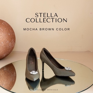 รองเท้าหนังแกะ Stella Heels 2.7 INCH COLLECTION SIZE 38