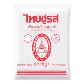 Promotion!! ไทยชูรส ตราชฎา ผงชูรสแท้ ขนาด 3000กรัม/ซอง MSG 3kg High quality อาหารและเครื่องดื่ม