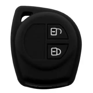 เคสรีโมตกุญแจรถยนต์ ซิลิโคน 2 ปุ่ม สําหรับ Suzuki Grand Vitara Swift Liana SX4 Alto Jimny Shell FOB