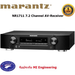 Marantz NR1711 Slim 7.2Ch 8K Ultra HD AV Receiver with HEOS Built-in